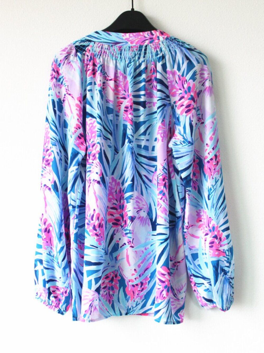 Lilly Pulitzer Elsa Tweet Heart Silk Top Size M NWT